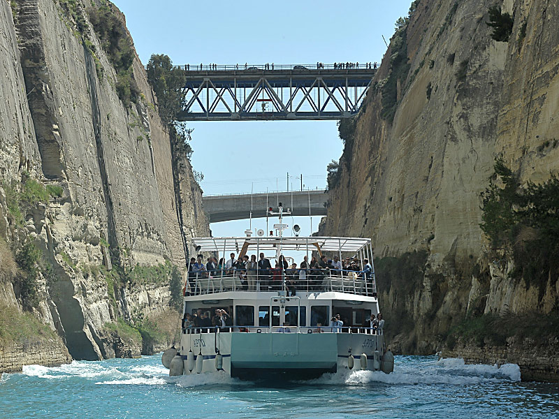 Crossing Corinth Canal